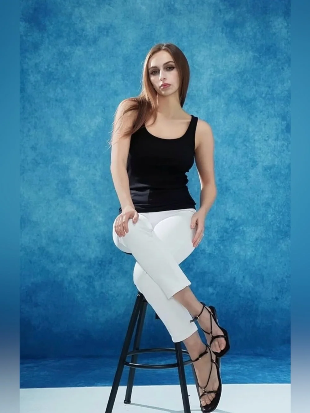 UrcTepics 6×8ft Abstract Blue Backdrop